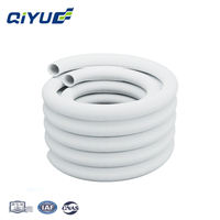 Conduite semi-rigide pour air frais, pièces de ventilation centrale, systèmes de conduites d'air flexibles ondulées double couche en PE 75/90/110 mm