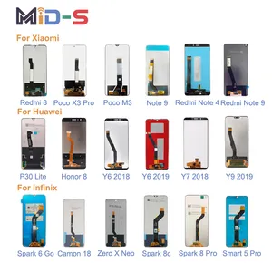 China Mobile Phone LCDs Mobile LCD Touch Screen Mobile Display Phone Screen Complete Digitizer for Phone Brands