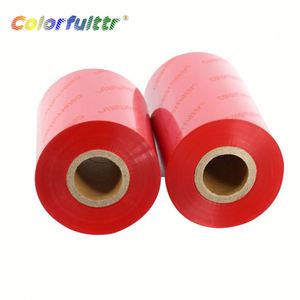 ริบบิ้นเรซิ่นสีแดงสำหรับซัพพลายเออร์ ขนาด 40 มม.*300 ม. ริบบิ้นหมึกพิมพ์แบบถ่ายโอนความร้อน - Product Image 5