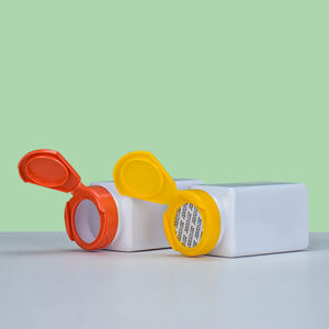 卸売低価格PETスクエア薬瓶高品質食品グレード150mlフリップトップキャップ魚油カプセルボトル - Product Image 4