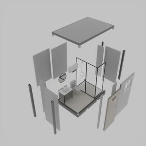 Toilettes portables en plastique mobiles, toilettes portables en gros de Chine à bas prix - Product Image 2