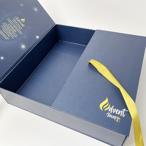 2024 diseño DIY para <span class=keywords><strong>Bing</strong></span> <span class=keywords><strong>Bunny</strong></span> CALENDARIO DE Adviento VACÍO CONJUNTO azul marino niños regalo de Navidad juguete embalaje materiales reciclados - Product Image 6
