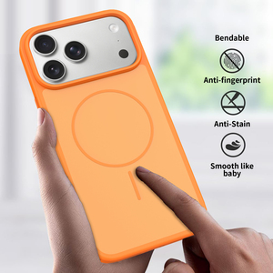 ผู้ผลิตเคส<span class=keywords><strong>โทรศัพท์</strong></span>มือถือแบบขายส่ง <span class=keywords><strong>เคส</strong></span>กันกระแทกแบบด้าน ผลิตจากวัสดุ PC และ TPU พร้อมแม่เหล็กป้องกัน สำหรับ iPhone 17 16 15 Pro Max - Product Image 5