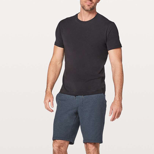 Pantalones cortos casuales de tela tejida transpirable y ecológica con bolsillos laterales, último diseño, pantalones cortos personalizados para hombre en venta en línea. - Product Image 4