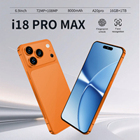 Téléphone 2026 18ProMax 100% Original Débloqué 5G Smartphone pour 18 Promax 1TB 6.9 Pouces