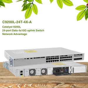 C9200L-24T-4X-E Cisco สวิตช์อีเทอร์เน็ตแบบจัดการได้รุ่นใหม่ C9200L 24 พอร์ต ชั้น 3 พอร์ตกิกะบิต 4x10G SFP+ แบบต่อพ่วงได้สำหรับองค์กร C9200L-24T-4X-E - Product Image 1