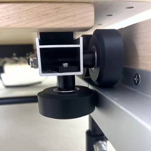 Reformer Pilates Commercial Haut de Gamme en Bois d'Érable Beige pour Femmes, <span class=keywords><strong>Correcteur</strong></span> de Colonne Vertébrale et Glissières à Ressort Allemandes, Idéal pour Studio de Yoga - Product Image 5