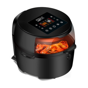Muestra gratis 8L al por mayor de gran capacidad <span class=keywords><strong>visual</strong></span> hogar inteligente automático multifuncional freidora de aire - Product Image 1