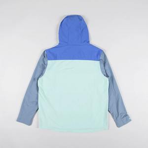 Chaqueta Deportiva Impermeable Ligera para <span class=keywords><strong>Hombre</strong></span> con Logotipo Personalizado, Estilo <span class=keywords><strong>Anorak</strong></span>, Color Verde Azulado - Product Image 2