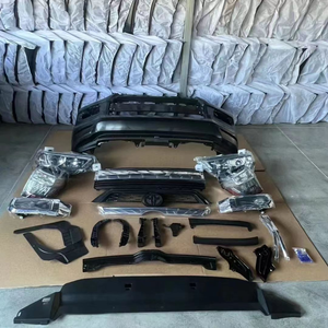 New High Quality Carbon <b>Black</b> Plastic Bumper Kit for for 2013-2021 SR5 Upgrade Front/Rear Bumpers Fog Lamp - Product Image 2