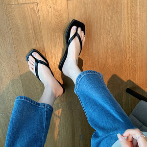 Tongs Vente en gros pour femmes Sandales à talons hauts <span class=keywords><strong>4</strong></span> <span class=keywords><strong>cm</strong></span> Pantoufle - Product Image 5