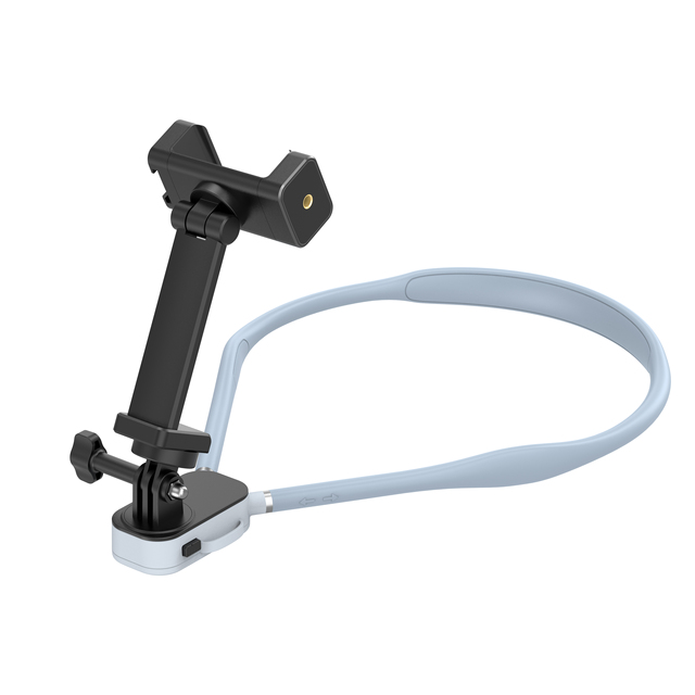 Neck Mount Phone Holder, Magnetic Adjustable POV Hands Free Phone Stand for Live Streaming Video Recording Vlog YouTube TikTok