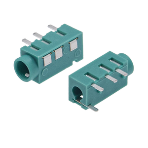 PJ-320A ช่องเสียบแจ็คเสียงสเตอริโอขนาด 3.5 มม., ขั้วต่อแบบ 4 พินแนวตั้งแบบ Thru-Hole Mount, ขั้วต่อตัวเมีย (สีเขียว, สีเหลือง, สีชมพู, สีดำ) - Product Image 5