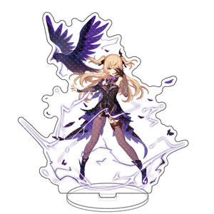 HUAYI Game <span class=keywords><strong>Genshin</strong></span> Impact Cosplay Character Stand Plate acrilico Figure Standees - Product Image 6