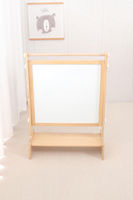 Table d'étude multifonctionnelle pour enfants, tableau blanc magnétique double face, tableau noir, chevalet avec plateau de rangement