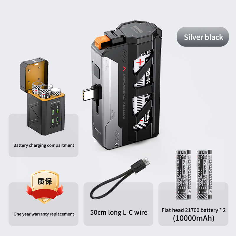 Banque de la puissance 10,000mah avec la boîte de chargeur de batterie