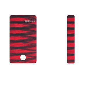 Feuille d'acétate de cellulose de couleur mixte rouge et noir 1600x700x2.5mm avec service de découpe pour montures de lunettes optiques de mode - Product Image 2