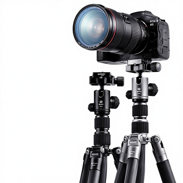 BENRO MC09 Carbon Fiber Tripod Lightweight 1KG 6KG Load Capacity for DSLR Mirrorless Cameras Panoramic Gimbal Photography Tripod