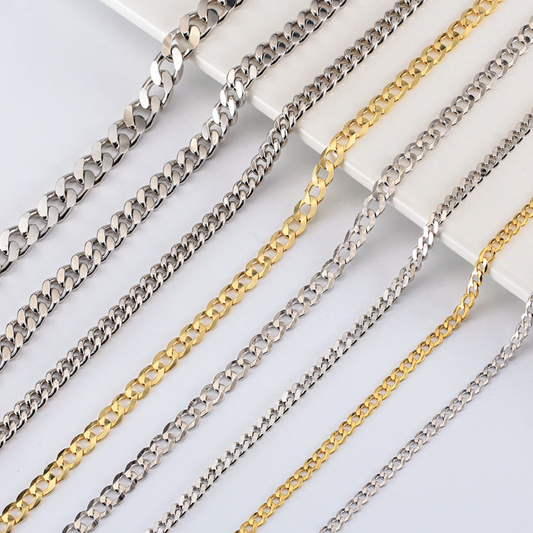 14k Gold Plated 925 Sterling Silver Chain Necklace Oem