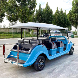 Voiture de tourisme vintage haut de gamme bleu ciel avec toit blanc, faible bruit, design élégant et épuré, fiable et abordable - Product Image 4