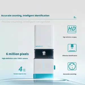 Bkmam 220V Compteur de cellules biologiques automatique Lecture <span class=keywords><strong>visuelle</strong></span> de précision Machine d'inspection d'équipement d'essai expérimental - Product Image 3