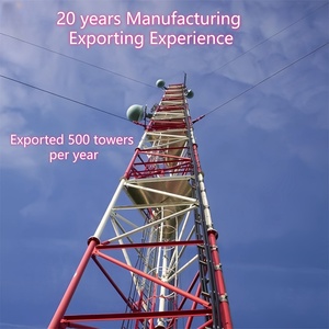 Tour d'antenne <span class=keywords><strong>guy</strong></span>ée résistante au vent de 40 m pour la transmission de signal en zone côtière et insulaire - Product Image 4