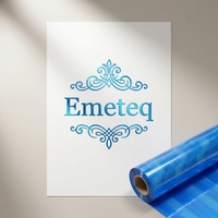 Rouleaux de film de transfert holographique à changement de couleur Emeteq pour estampage à chaud, idéal pour l'emballage personnalisé en papier et plastique