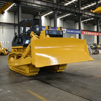 Bulldozer minier sur chenilles de 24 tonnes, 240 CV, pour projets d'infrastructure, travaux de terrassement, équipement de terrassement