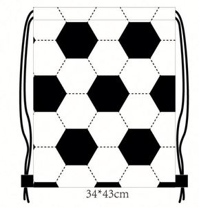Branded Fashion Foldable Portable Durable Unisex Football <b>Training</b> Sneaker Bag Drawstring <b>Backpack</b> - Product Image 4