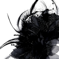 Serre-tête Fascinator Fait Main en Tissu Noir avec Plumes et Fleurs, Vente en Gros, Origine Chine, Idéal pour Mariage, Carnaval, Fête