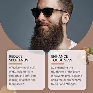Private Label Natural Organic Professional 100% Natural Organic Vegan Beard Care Softens Strengthens <strong>Mens</strong> Beard Growth Oil - Product Image 3