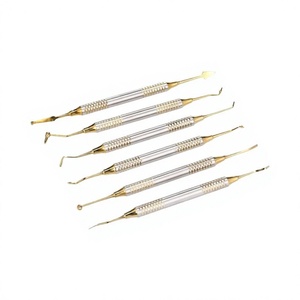 Dental Composite Resin Filling Spatula Set (6 Pcs) German Stainless Steel Manual Precision Restoration Tools CE Certified Dental - Product Image 1