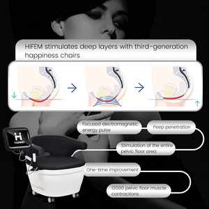 2025 üst satış non-invaziv pelvik sandalye güçlendirilmesi erkekler ve kadınlar kas onarım EMS sandalye kas çalıştırıcı - Product Image 5