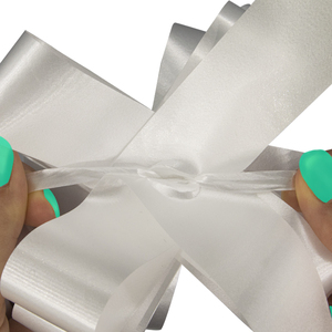 Rosette Bianche Autoportanti Larghe 3 Cm Per Matrimoni - Product Image 4