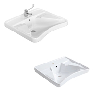 WC médical combiné suspendu avec bidet intégré, modèle Special Care Comfort