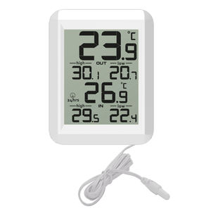 FT0422 Innen-Außen <span class=keywords><strong>thermometer</strong></span> mit wasserdichter kabel gebundener Temperatur sonde Hausgarten gebrauch - Product Image 1