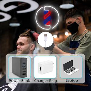 Letrero LED de Neón para Barbería y Salón de Belleza, Decoración de Pared, Alimentación por USB, Exhibición de Logotipo para Tiendas y Centros Comerciales, Multicolor, Resistente al Agua IPX3 - Product Image 6