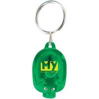 Porte-clés LED en acrylique en forme de cochon lumineux, animaux mignons, cadeaux promotionnels d'entreprise, cadeaux pour événements, logo personnalisé