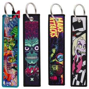 Porte-clés en tissu tissé <span class=keywords><strong>Mars</strong></span> Attacks, accessoire de film, vente en gros - Product Image 1