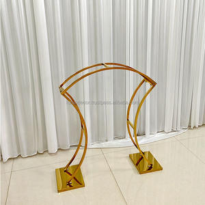 Furun Wedding Cake Stands Plinthe en acier inoxydable Piédestal Cylindre Dessert Table pour événement Party Decor - Product Image 2