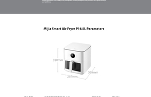 Freidora de Aire Inteligente Xiaomi Mijia P1 6.5L, Horno Freidora Mi Home MAF16 - Product Image 6