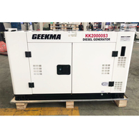 12KW 15KVA Zweizylinder 3-Phasen 12V DC Elektrostart Luftgekühlter Geräuscharmer Standby-Dieselgenerator