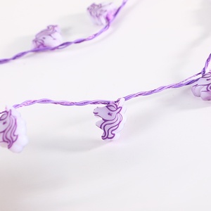 Customizable Luminous <strong>Unicorn</strong> Necklace Simple Fashion Festival Street Stall Toy for Halloween Thanksgiving Night Markets - Product Image 3