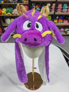 Custom Christmas Moveable LED Lighted <strong>Plush</strong> Stuffed Animal Toy Warm Winter Party Animal Toys <strong>Rabbit</strong> Ears <strong>Hat</strong> - Product Image 5