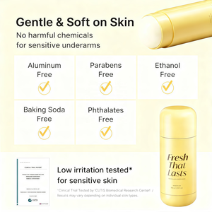 Deodorante OEM Medicbe Senza Alluminio con Acido Kojico e Curcuma |   Deodorante Stick Profumato alla Vaniglia e Pistacchio, Protezione Antiodore per Tutto il Giorno per Donne - Product Image 3