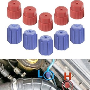 Cubierta de puerto de carga de aire acondicionado R134a de 13 mm y 16 mm para piezas de reparación de sistemas de aire acondicionado automotriz - Product Image 3