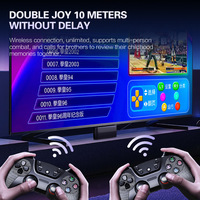 Consoles de Jeux Vidéo H10 Prise en Charge de la Sortie 4K 9 Émulateurs Intégrés 20000+ Jeux Rétro Avec Manette Sans Fil