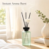 Diffuseur de roseaux Wabi Sabi japonais, style esthétique zen, huile essentielle naturelle, décoration minimaliste pour la maison, parfum apaisant