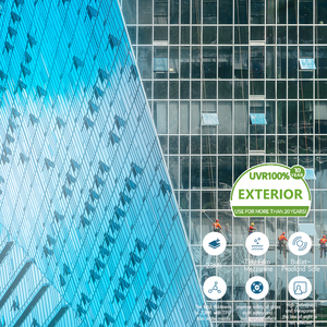 فيلم نوافذ خارجي موفر للطاقة للمنازل والفنادق والمكاتب، يحجب 99% من الأشعة فوق البنفسجية، عازل للحرارة، فيلم نوافذ سيراميك نانو للمباني - Product Image 3