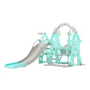 Produtos novos Brinquedos Dos Miúdos de Plástico Ecofriendly Slides Com Swing